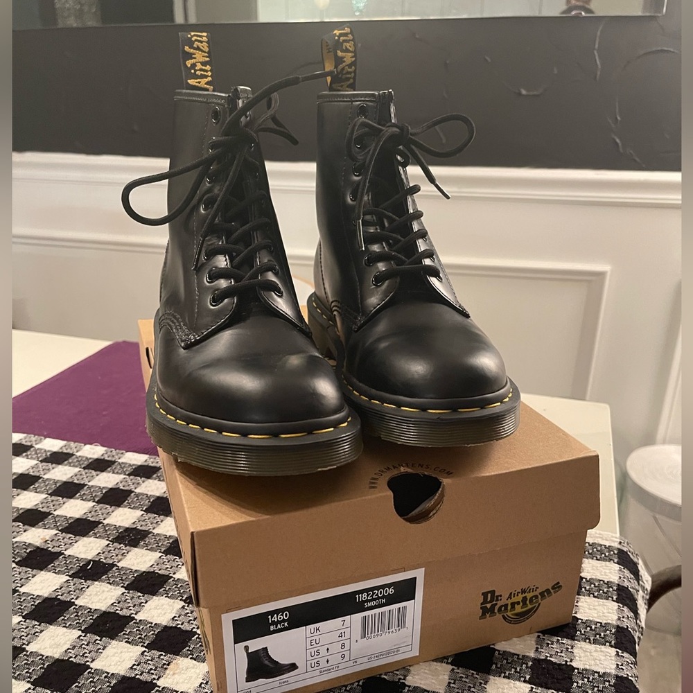 New Doc Martens 1460 black smooth boots
